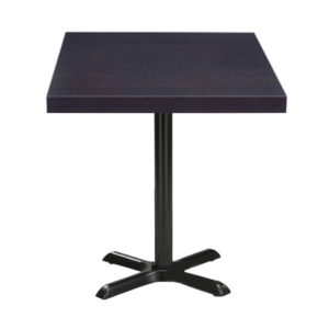 All black bistro dining table