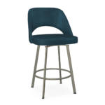 Amisco Scarlett upholstered swivel barstool Amisco Scarlett upholstered swivel barstool