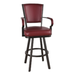 Callee Laguna SA Barstool Maroon barstool with arm rests