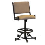 Callee Burnet Barstool Plain barstool with white cushion