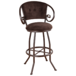 Callee Walton Barstool Unique barstool with dark cushion