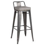 New Pacific Direct Metropolis Backless Bar Stool