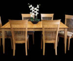 Saloom Dining Set with Paisley Chairs
