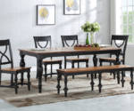 Winners Only Torrance Black Dining Table Set
